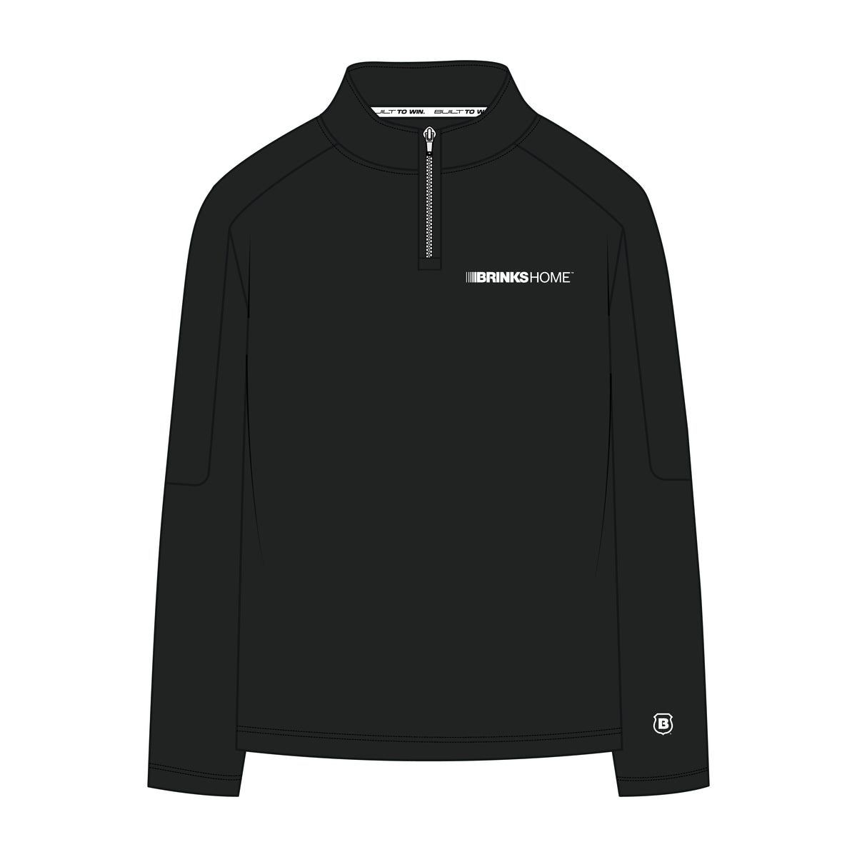 BLACK - PERFORMANCE 1/4 ZIP
