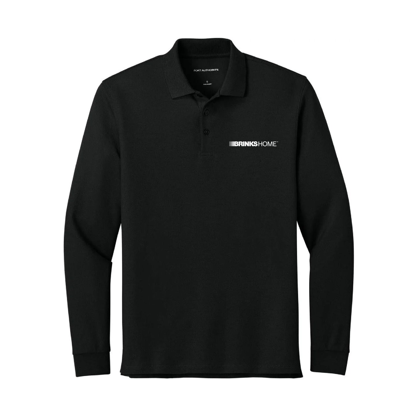 BLACK - LONG SLEEVE POLO