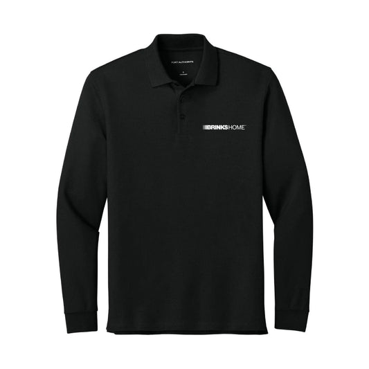 BLACK - LONG SLEEVE POLO