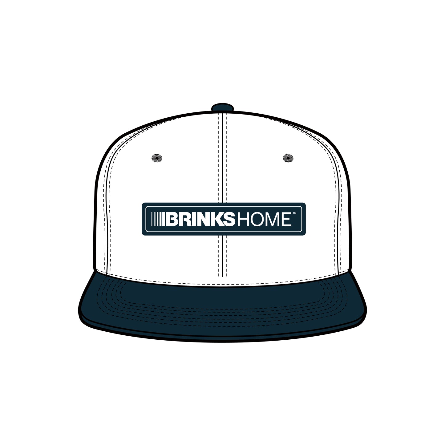 TWO TONE  NAVY BH LOGO HAT