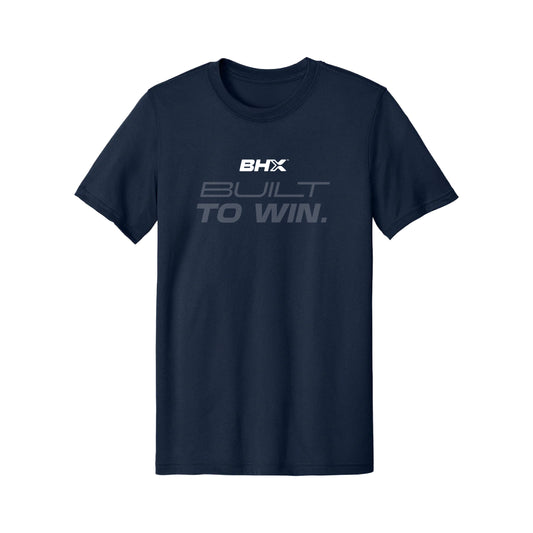 NAVY - BHX BUILT TO WIN T-SHIRT