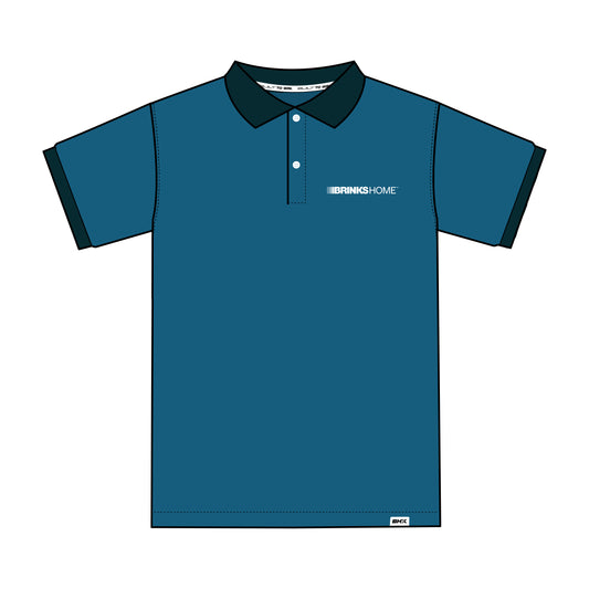 TWO TONE BLUE - SHORT SLEEVE POLO