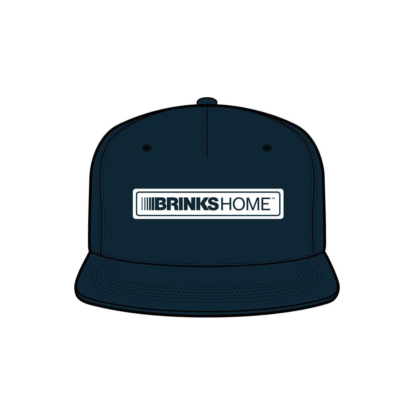 NAVY HAT - WHITE BH LOGO HAT