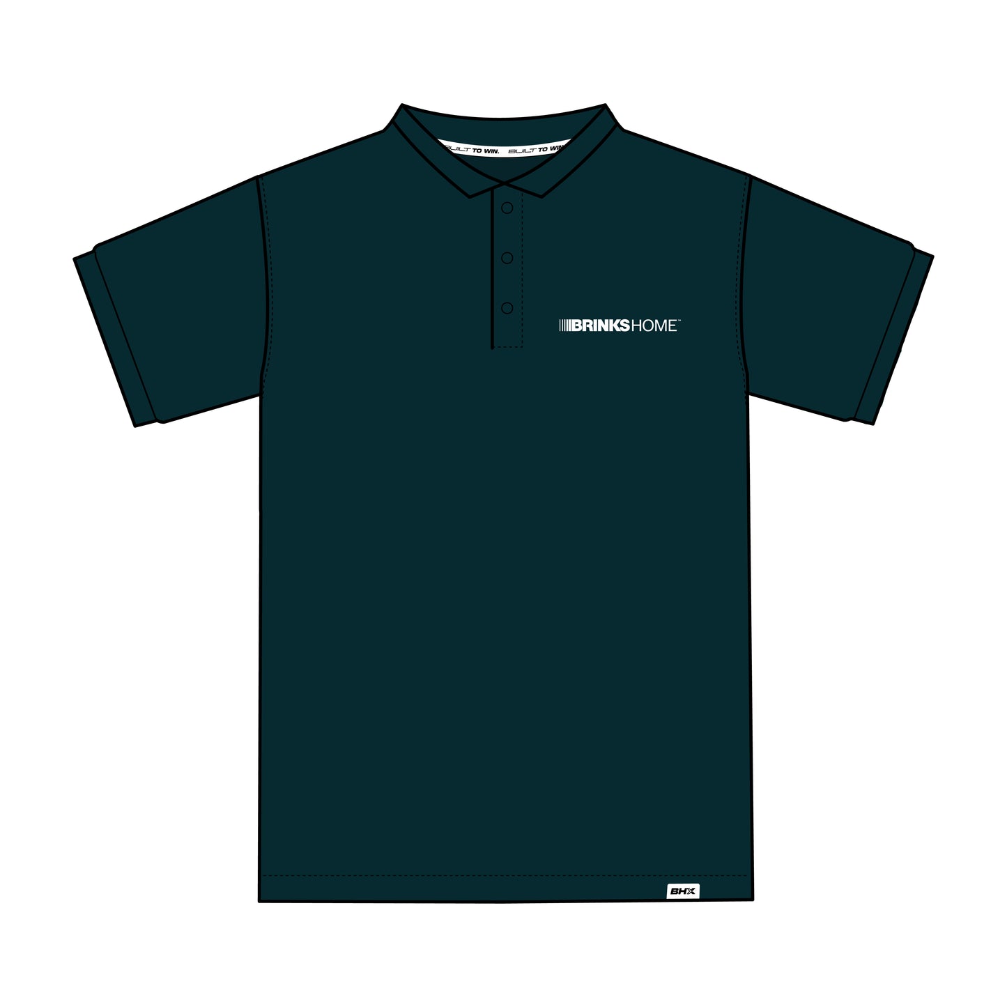 NAVY - BLADE COLLAR SHORT SLEEVE POLO